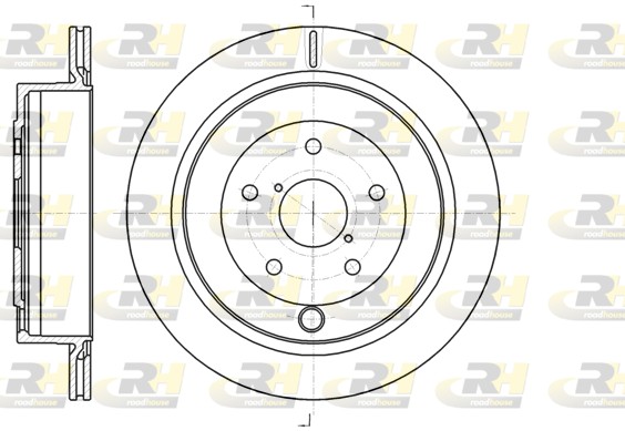 ROADHOUSE Hátsó féktárcsa 61042.10_RH