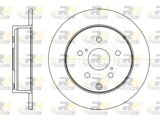 ROADHOUSE Hátsó féktárcsa 61088.00_RH