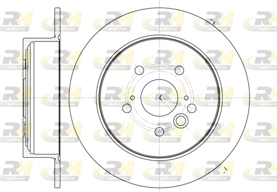 ROADHOUSE Hátsó féktárcsa 61089.00_RH