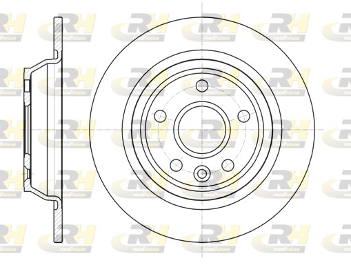 ROADHOUSE Hátsó féktárcsa 61167.00_RH