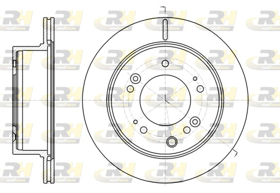 ROADHOUSE Hátsó féktárcsa 61306.10_RH