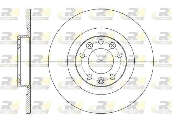 ROADHOUSE Hátsó féktárcsa 61557.00_RH