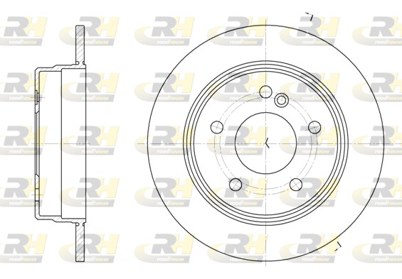 ROADHOUSE Hátsó féktárcsa 6193.00_RH