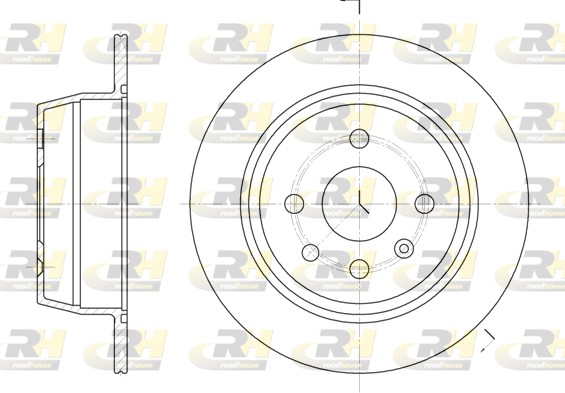 ROADHOUSE Hátsó féktárcsa 6207.00_RH