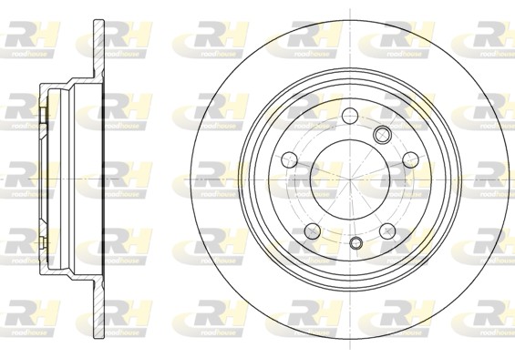 ROADHOUSE Hátsó féktárcsa 6342.00_RH