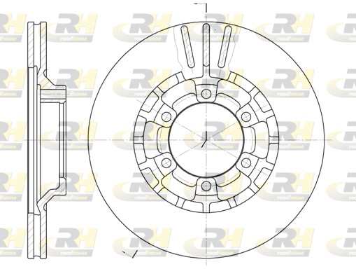 ROADHOUSE Első féktárcsa 6464.10_RH