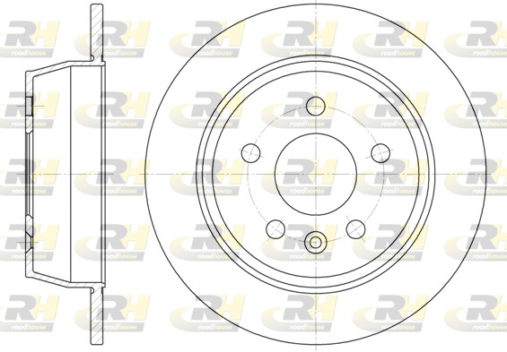 ROADHOUSE Hátsó féktárcsa 6471.00_RH