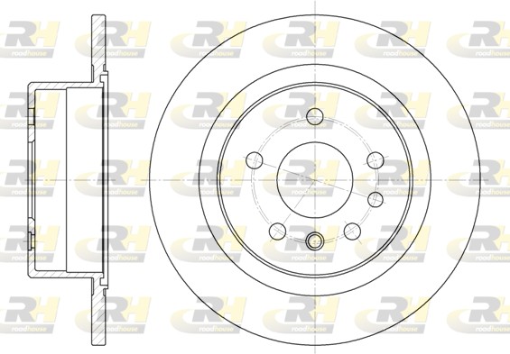 ROADHOUSE Hátsó féktárcsa 6488.00_RH