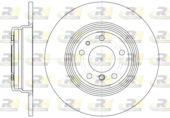 ROADHOUSE Hátsó féktárcsa 6510.00_RH