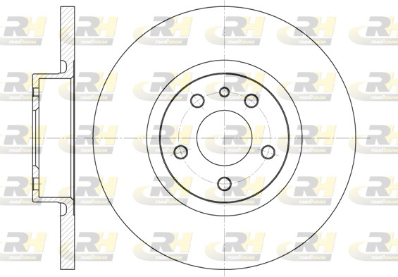 ROADHOUSE Első féktárcsa 6512.00_RH