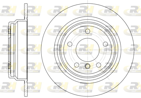 ROADHOUSE Hátsó féktárcsa 6554.00_RH