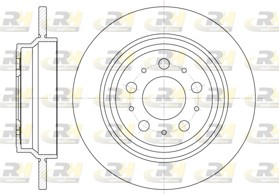 ROADHOUSE Hátsó féktárcsa 6620.00_RH