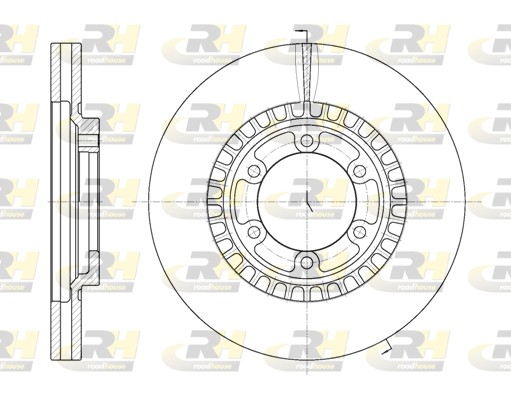 ROADHOUSE Első féktárcsa 6669.10_RH