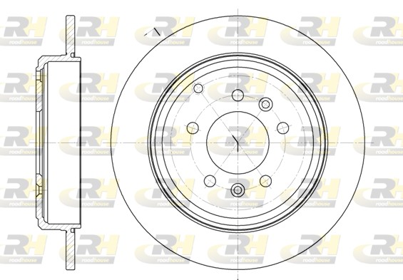 ROADHOUSE Hátsó féktárcsa 6692.00_RH