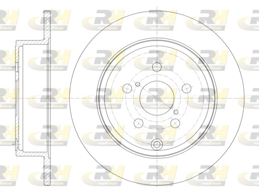 ROADHOUSE Hátsó féktárcsa 6700.00_RH