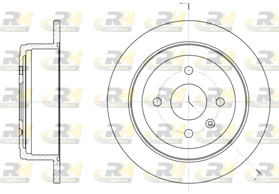 ROADHOUSE Hátsó féktárcsa 6873.00_RH