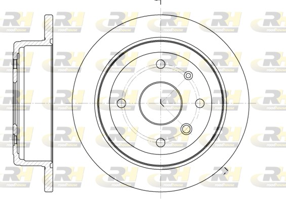 ROADHOUSE Hátsó féktárcsa 6877.00_RH