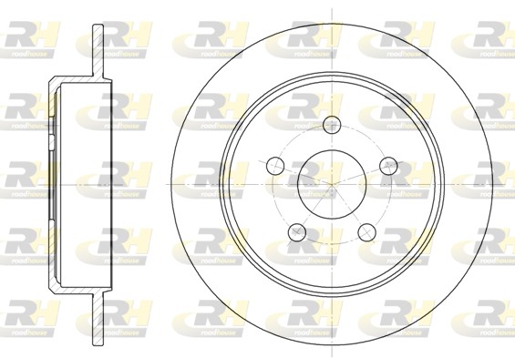 ROADHOUSE Hátsó féktárcsa 6901.00_RH