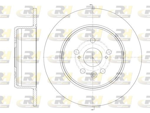 ROADHOUSE Hátsó féktárcsa 6910.00_RH