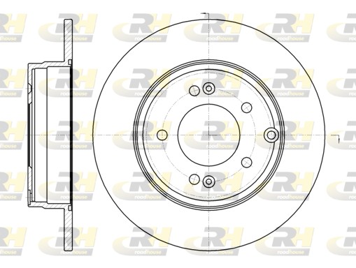 ROADHOUSE Hátsó féktárcsa 6989.00_RH