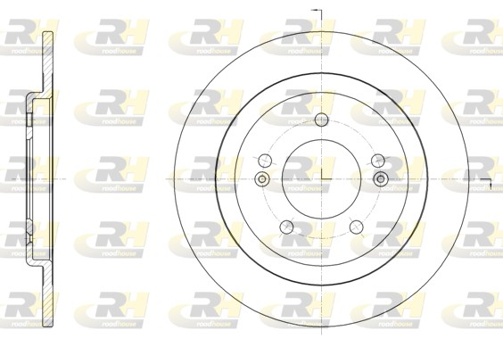 ROADHOUSE Hátsó féktárcsa 61506.00_RH