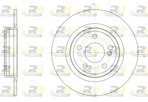 ROADHOUSE Hátsó féktárcsa 61523.00_RH
