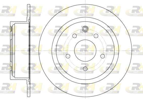 ROADHOUSE Hátsó féktárcsa 61530.00_RH