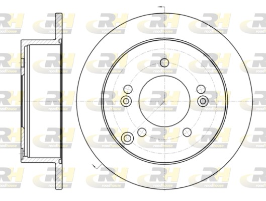 ROADHOUSE Hátsó féktárcsa 61399.00_RH