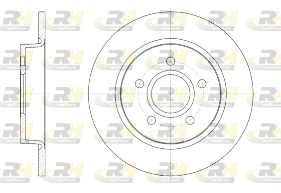 ROADHOUSE Hátsó féktárcsa 61503.00_RH