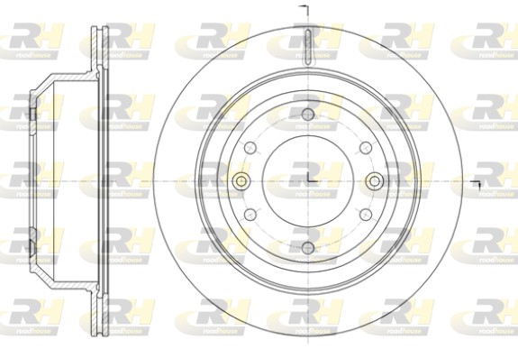 ROADHOUSE Hátsó féktárcsa 61397.10_RH