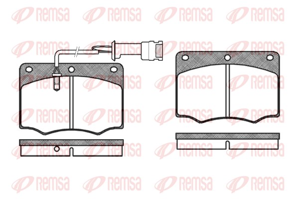 REMSA Első fékbetét 0064.02_REMSA