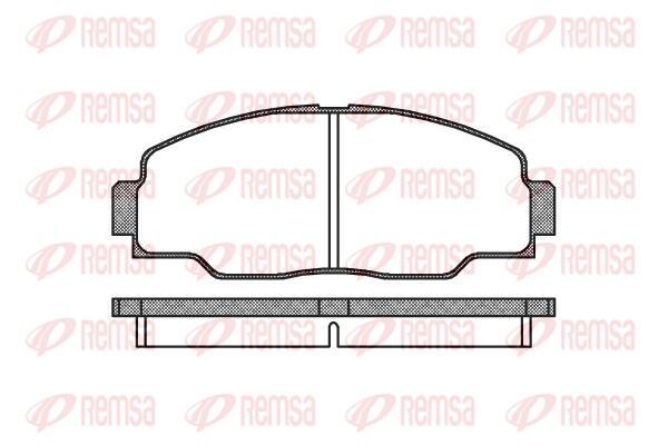 REMSA Első fékbetét 0308.00_REMSA