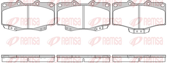 REMSA Első fékbetét 0315.04_REMSA