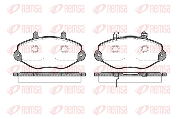 REMSA Első fékbetét 0392.02_REMSA