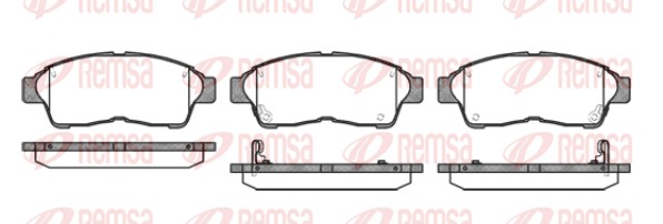 REMSA Első fékbetét 0402.02_REMSA