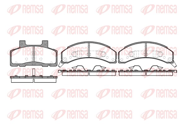 REMSA Első fékbetét 0518.02_REMSA