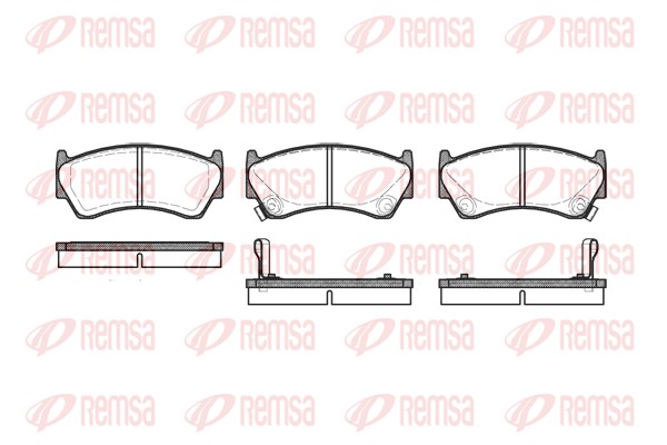 REMSA Első fékbetét 0592.02_REMSA