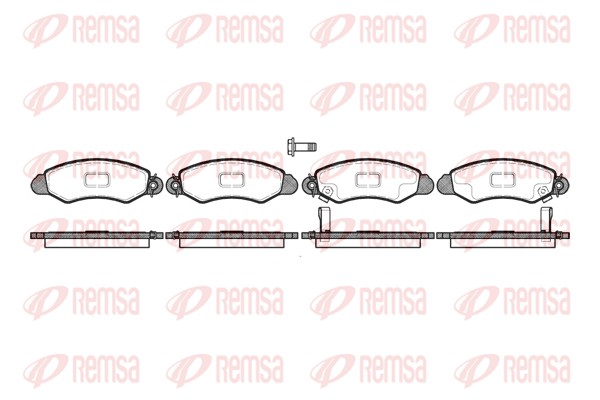 REMSA Első fékbetét 0702.02_REMSA