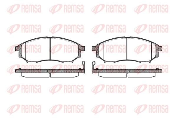 REMSA Első fékbetét 0852.14_REMSA