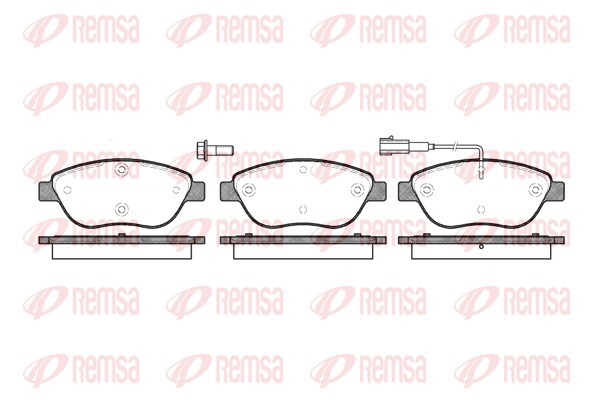 REMSA Első fékbetét 0859.01_REMSA