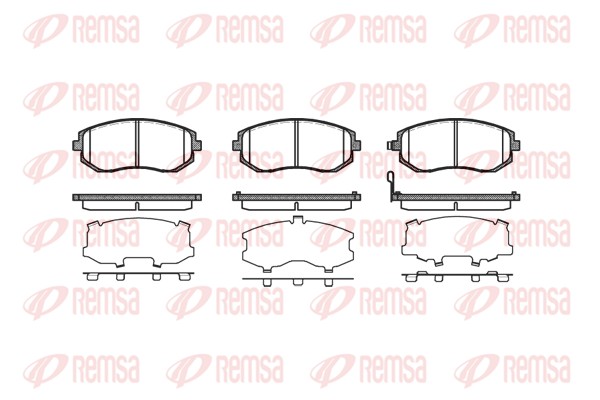 REMSA Első fékbetét 0951.11_REMSA