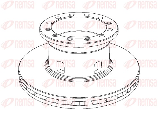 REMSA Első féktárcsa NCA1020.20_REMSA