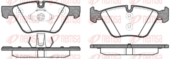 REMSA Első fékbetét 1052.30_REMSA