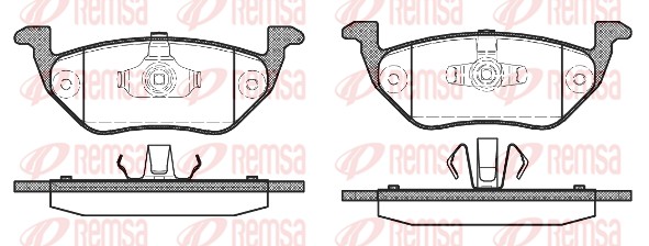 REMSA Hátsó fékbetét 1125.00_REMSA