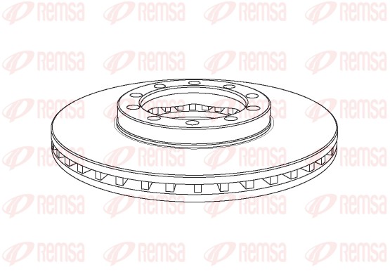 REMSA Első féktárcsa NCA1138.20_REMSA