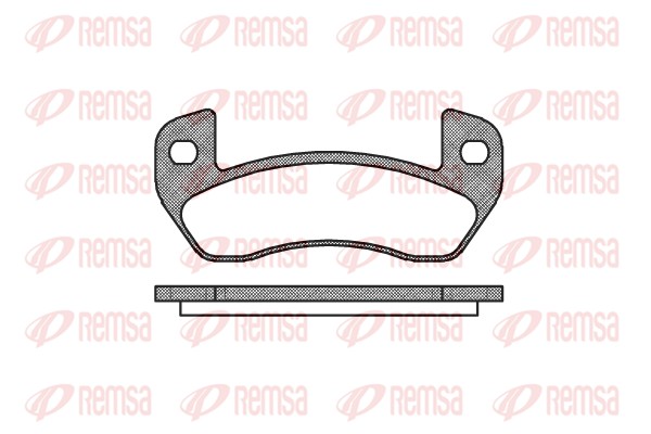 REMSA Hátsó fékbetét 1152.00_REMSA