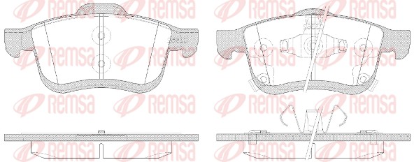 REMSA Első fékbetét 1183.42_REMSA