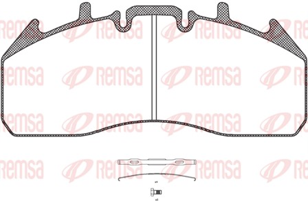 REMSA Hátsó fékbetét JCA1257.00_REMSA