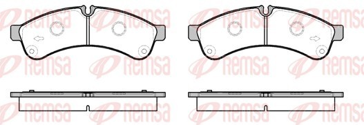 REMSA Hátsó fékbetét 1339.00_REMSA