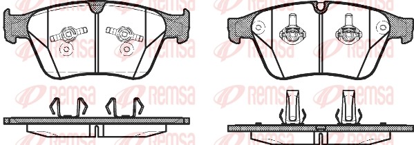 REMSA Első fékbetét 1371.00_REMSA